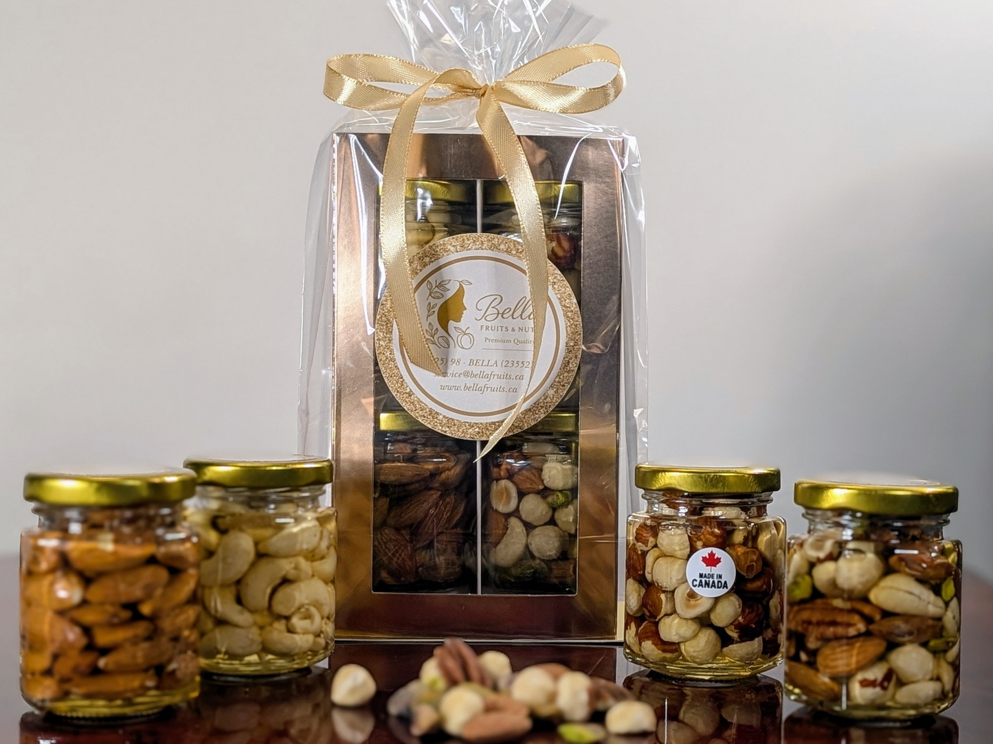 LUXE GOLDEN HONEY NUT GIFT BOX