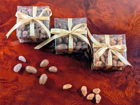 ALMOND INDULGENCE TRIO - A Tempting Gift of Sweet & Savory Crunch