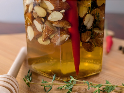ARTISAN ALMOND THYME HONEY With Citrus & Chile