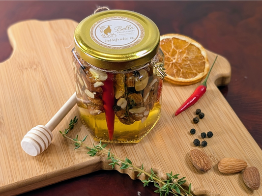 ARTISAN ALMOND THYME HONEY With Citrus & Chile