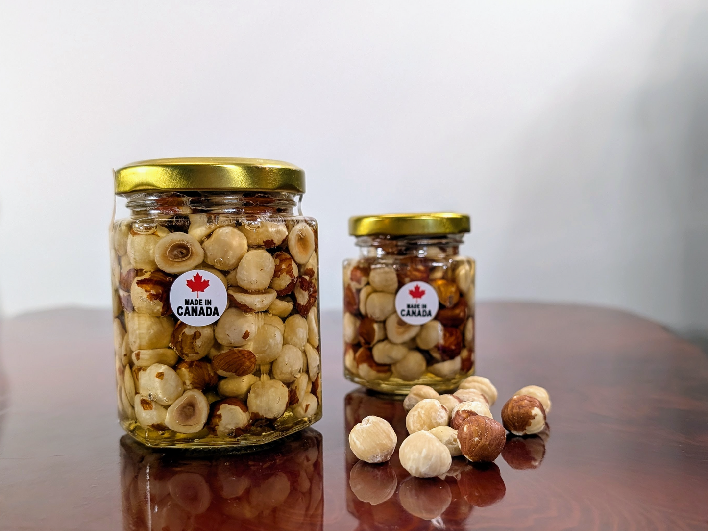 DRY ROASTED HAZELNUTS IN HONEY - BC Grown