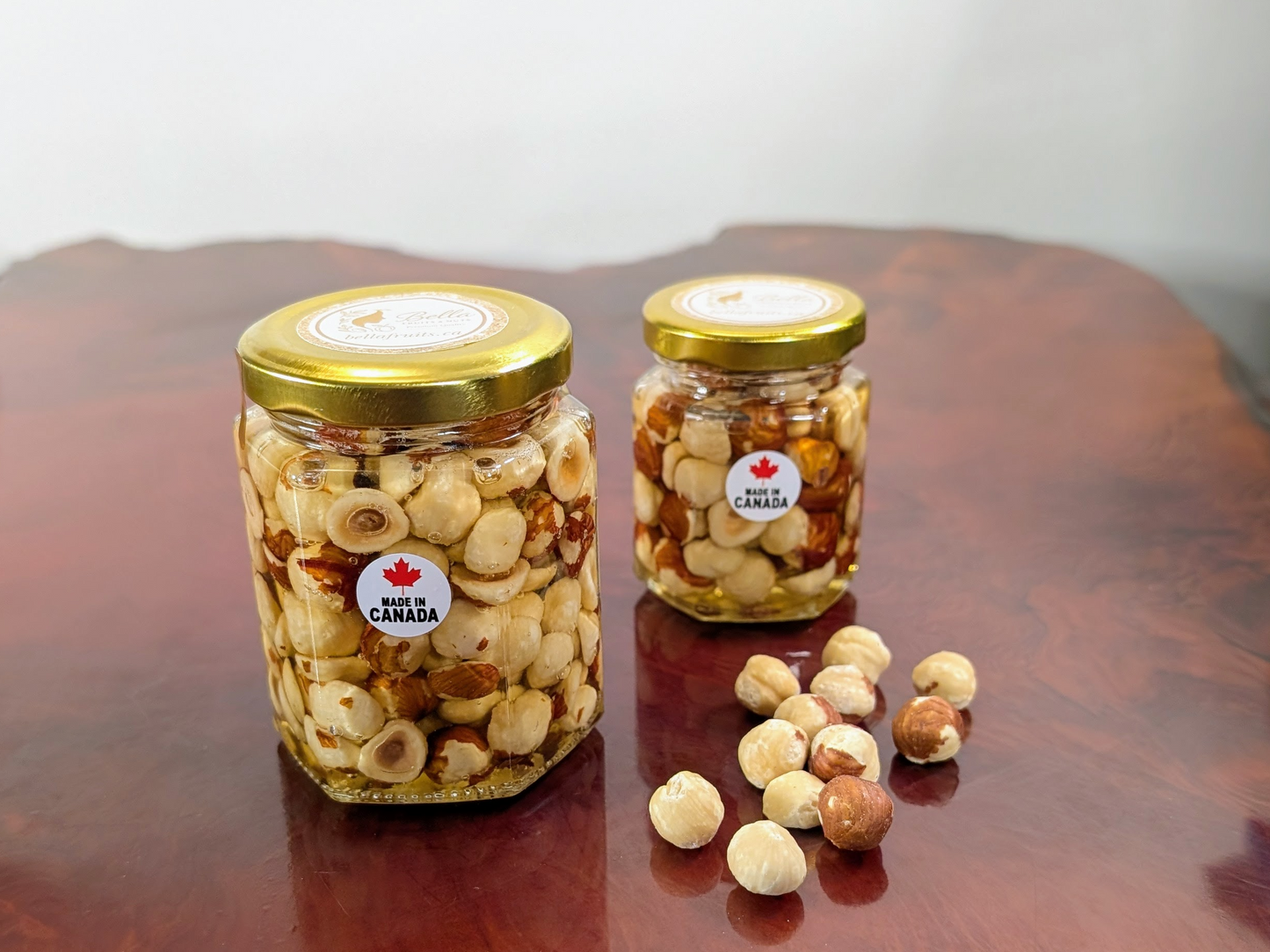 DRY ROASTED HAZELNUTS IN HONEY - BC Grown