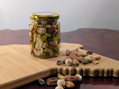 DRY ROASTED NUTS IN CANADIAN HONEY